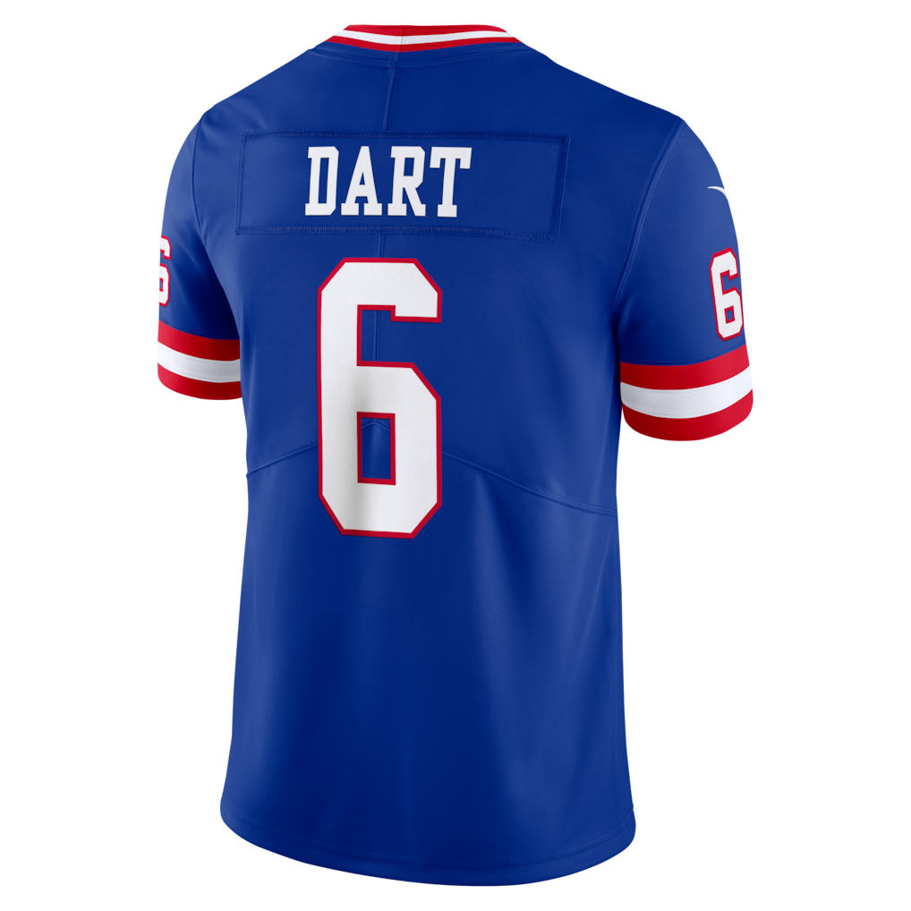 Johmsee NY.Giants #6 Jaxson Dart Royal Legacy Vapor Untouchable Stitched Limited Jerseys