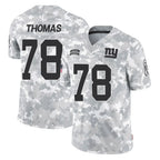 Johmsee NY.Giants #78 Andrew Thomas Player Arctic Camo Salute To Service Limited Game Stitched Jerseys