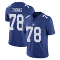Johmsee NY.Giants #78 Andrew Thomas Player Royal Limited Vapor Untouchable Home Game Stitched Jerseys