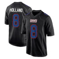 Johmsee NY.Giants #8 Jevon Holland Player Carbon Fashion Limited Home Game Stitched Jerseys