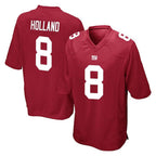 Johmsee NY.Giants #8 Jevon Holland Player Red Home Game Stitched Jerseys