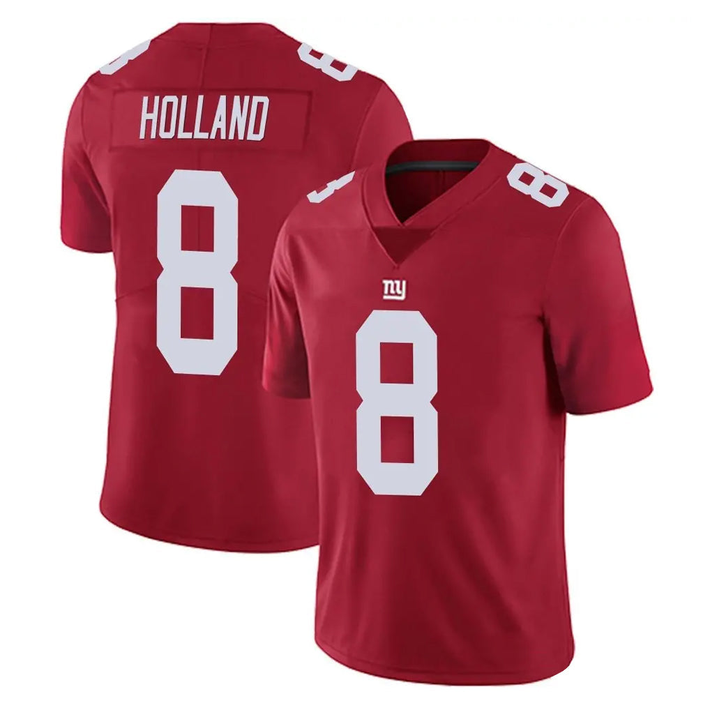 Johmsee NY.Giants #8 Jevon Holland Player Red Limited Vapor Untouchable Home Game Stitched Jerseys