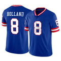 Johmsee NY.Giants #8 Jevon Holland Player Royal Classic Vapor Home Game Stitched Jerseys