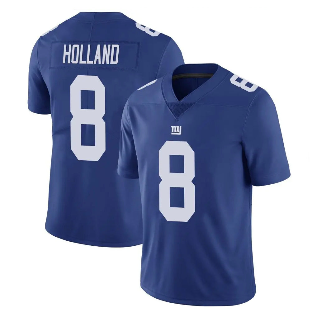 Johmsee NY.Giants #8 Jevon Holland Player Royal Limited Vapor Untouchable Home Game Stitched Jerseys