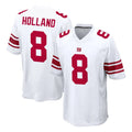 Johmsee NY.Giants #8 Jevon Holland Player White Home Game Stitched Jerseys