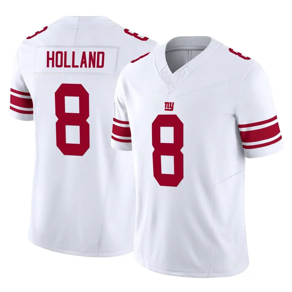 Johmsee NY.Giants #8 Jevon Holland Player White Limited Vapor F.U.S.E. Home Game Stitched Jerseys