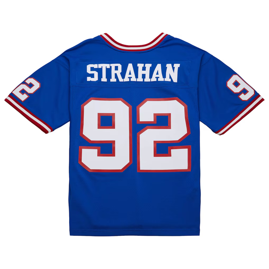 Johmsee NY.Giants #92 Michael Strahan Mitchell & Ness Royal 1993 Legacy Replica Jersey