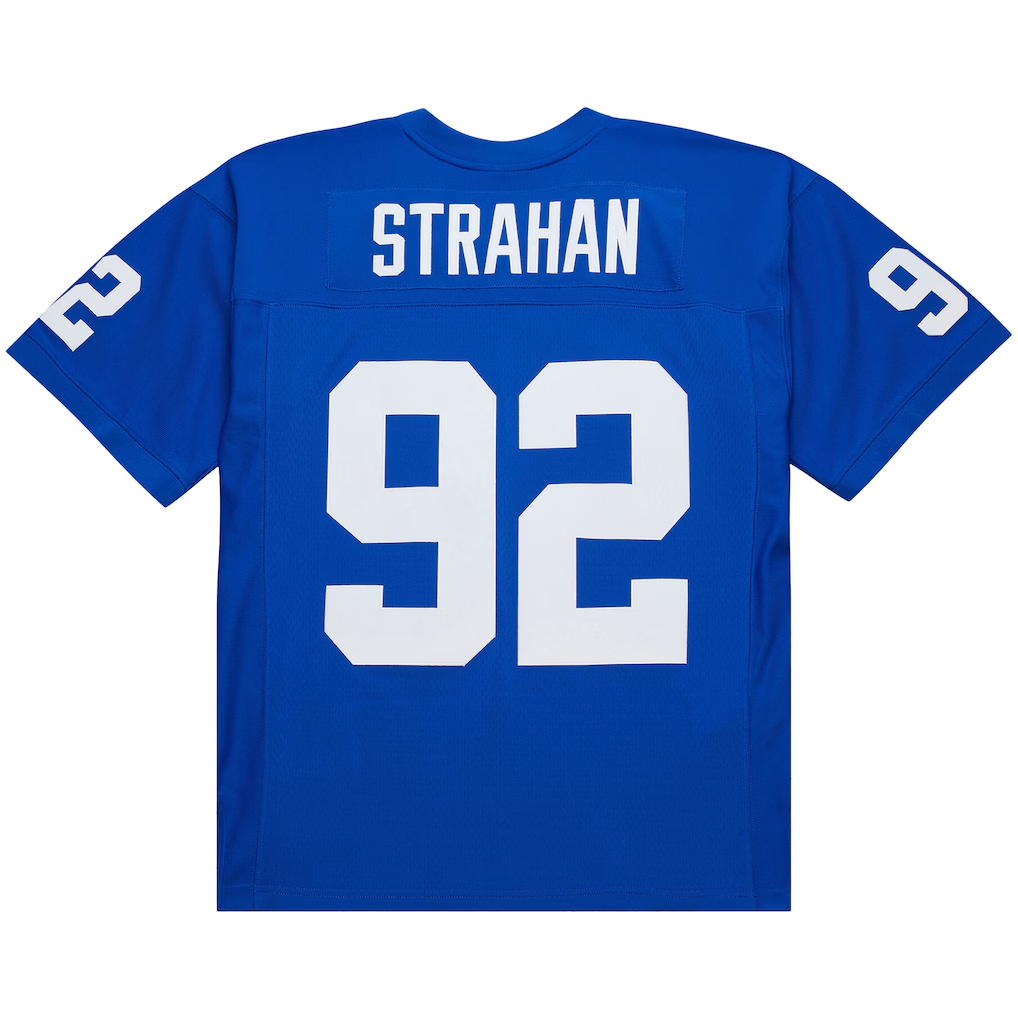 Johmsee NY.Giants #92 Michael Strahan Mitchell & Ness Royal 1994 Legacy Replica Jersey