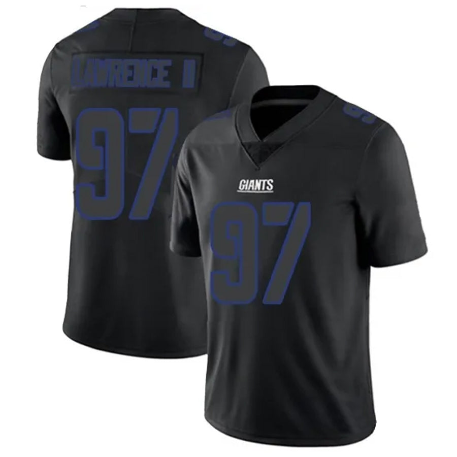 Johmsee NY.Giants #97 Dexter Lawrence II Player Limited Black Impact Stitched Jerseys