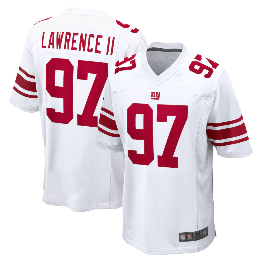 Johmsee NY.Giants #97 Dexter Lawrence II Player White Game Stitched Jerseys