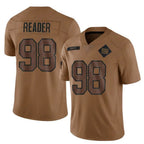 Johmsee NY.Giants #98 DJ Reader Player Brown Salute To Service Limited Stitched Jerseys