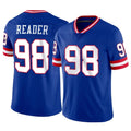 Johmsee NY.Giants #98 DJ Reader Player Royal Classic Vapor Home Game Stitched Jerseys