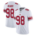 Johmsee NY.Giants #98 DJ Reader Player White Limited Vapor Untouchable Home Game Stitched Jerseys