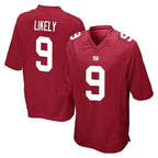 Johmsee NY.Giants #9 Lsaiah Likely Player Red Home Game Stitched Jerseys