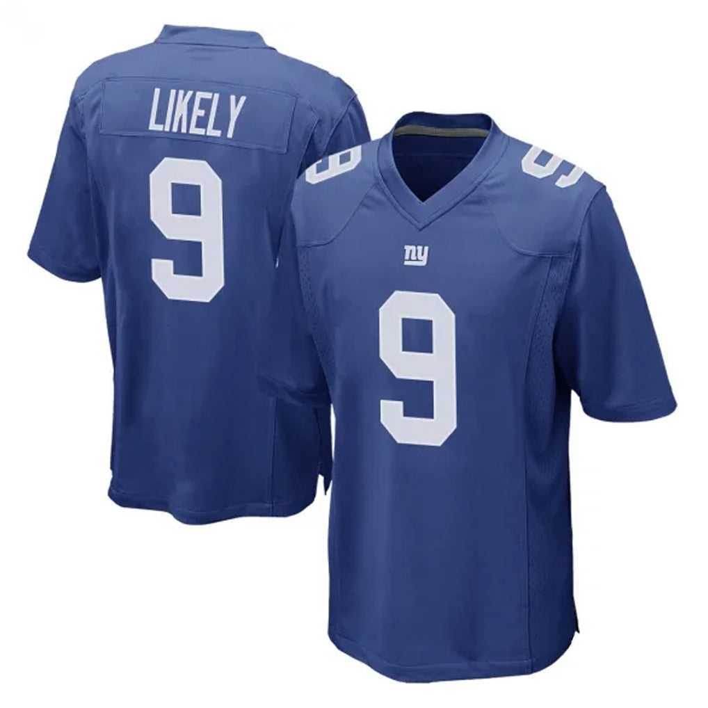 Johmsee NY.Giants #9 Lsaiah Likely Player Royal Home Game Stitched Jerseys