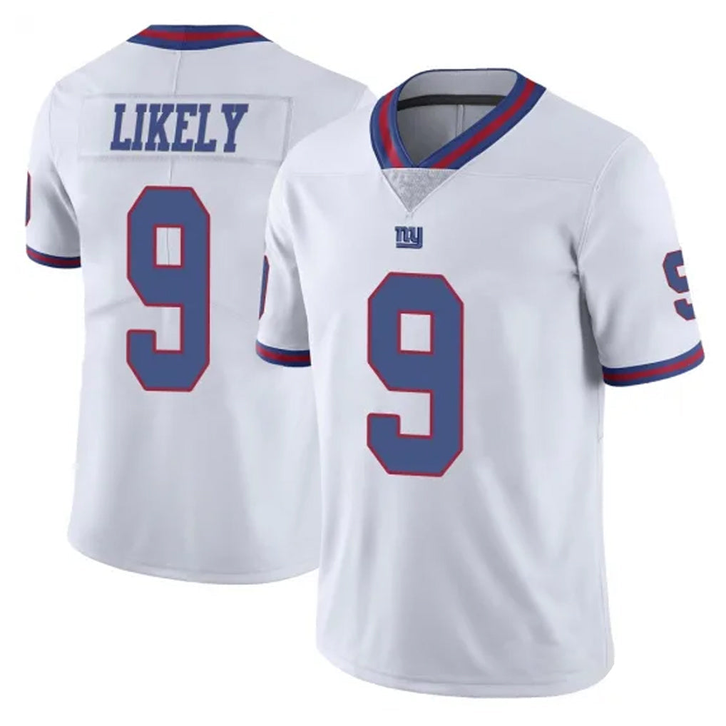 Johmsee NY.Giants #9 Lsaiah Likely Player White Color Rush Home Game Stitched Jerseys