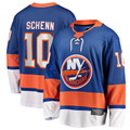 Johmsee NY.Islanders #10 Brayden Schenn Blue Home Breakaway Jerseys