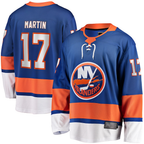Johmsee NY.Islanders #17 Matt Martin Home Breakaway Player Jerseys - Royal