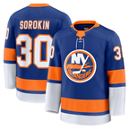 Johmsee NY.Islanders #30 Ilya Sorokin Royal Home Premium Jerseys