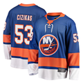 Johmsee NY.Islanders #53 Casey Cizikas Royal Breakaway Player Jerseys