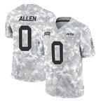 Johmsee NY.Jets #0 Braelon Allen Player Arctic Camo Salute to Service Limited Stitched Jerseys
