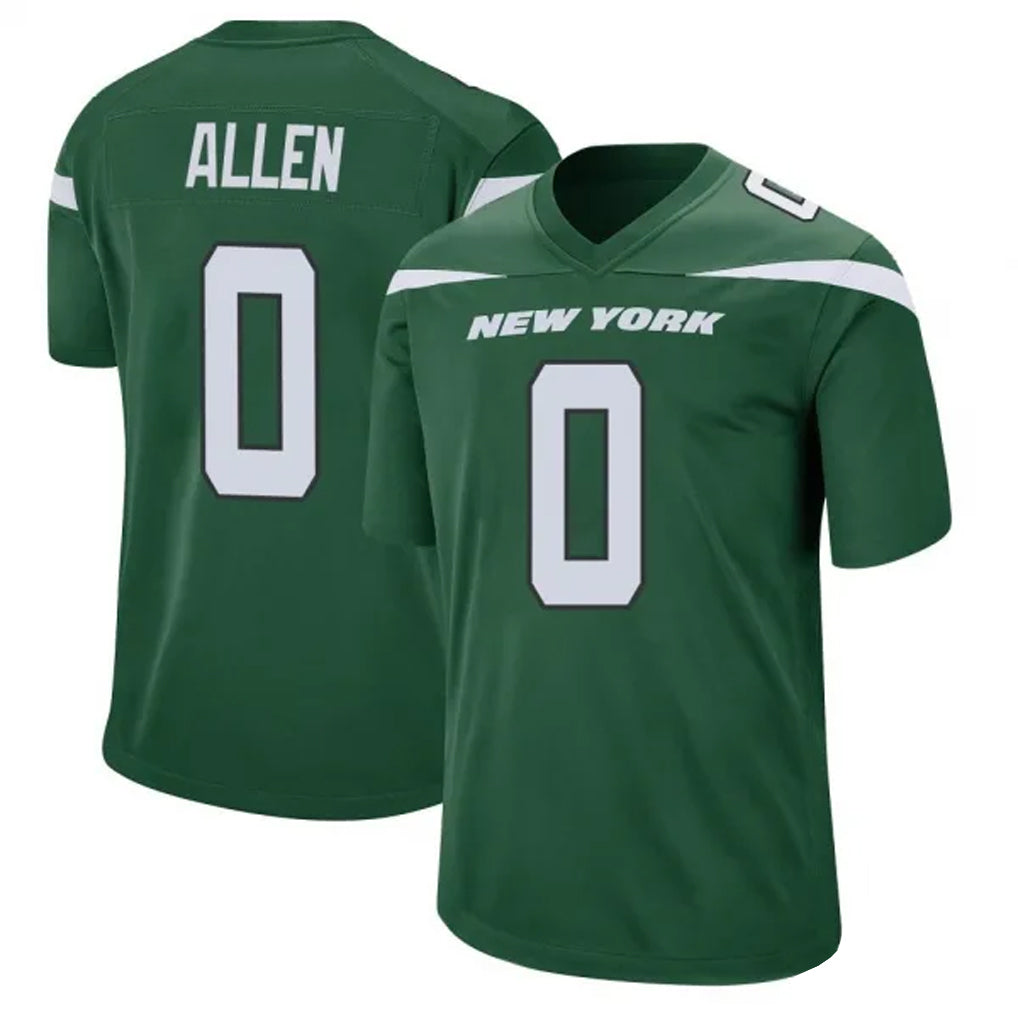 Johmsee NY.Jets #0 Braelon Allen Player Green Game Stitched Jerseys