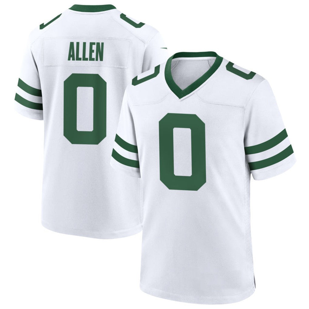 Johmsee NY.Jets #0 Braelon Allen Player White Home Game Stitched Jerseys
