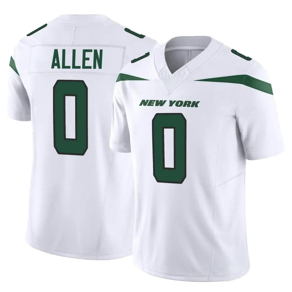 Johmsee NY.Jets #0 Braelon Allen Player White Limited Vapor F.U.S.E. Home Game Stitched Jerseys