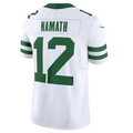 JohmseeNY.Jets #12 Joe Namath Legacy White Vapor F.U.S.E. Limited Jersey Stitched American Stitched Jerseys