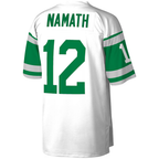 Johmsee NY.Jets #12 Joe Namath Mitchell & Ness White Legacy Replica Jersey