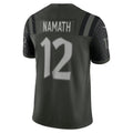 Johmsee NY.Jets #12 Joe Namath Player Gotham Green Rivalries Collection Limited Stitched Jerseys
