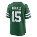 Johmsee NY.Jets #15 Adonai Mitchell Legacy Green Team Game Jersey Stitched Jerseys