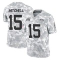 Johmsee NY.Jets #15 Adonai Mitchell Player Arctic Camo Salute to Service Limited Game Stitched Jerseys