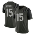 Johmsee NY.Jets #15 Adonai Mitchell Player Green Limited 2025 Rivalries Collection Home Game Stitched Jerseys