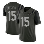 Johmsee NY.Jets #15 Adonai Mitchell Player Green Limited 2025 Rivalries Collection Home Game Stitched Jerseys