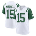Johmsee NY.Jets #15 Adonai Mitchell Player White Classic Home Game Stitched Jerseys