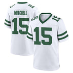 Johmsee NY.Jets #15 Adonai Mitchell Player White Legacy Home Game Stitched Jerseys