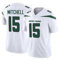 Johmsee NY.Jets #15 Adonai Mitchell Player White Limited Vapor F.U.S.E. Home Game Stitched Jerseys