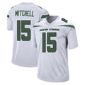 Johmsee NY.Jets #15 Adonai Mitchell Player White Spotlight Home Game Stitched Jerseys