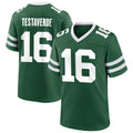 Johmsee NY.Jets #16 Vinny Testaverde Player Green Home Game Stitched Jerseys