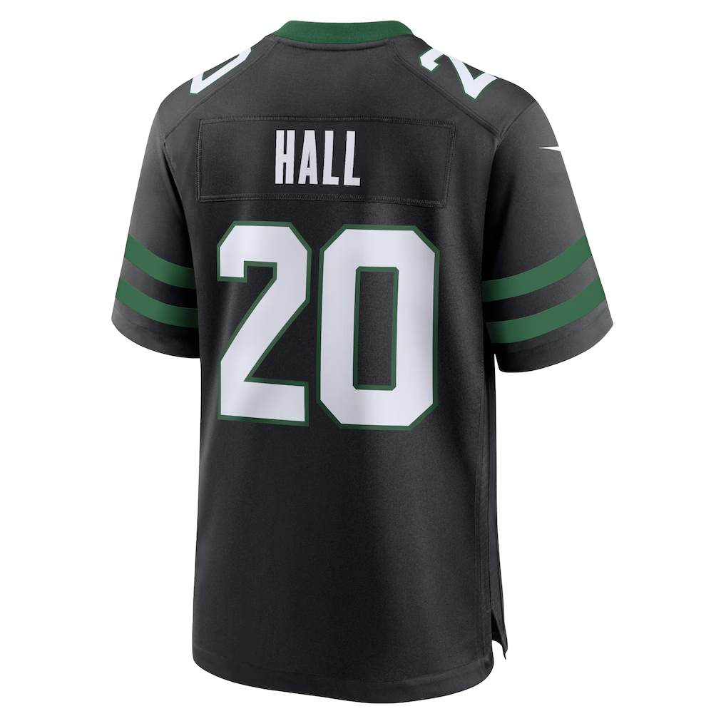 Johmsee NY.Jets #20 Breece Hall Legacy Black Alternate Game Stitched Jerseys