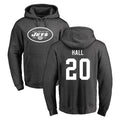 Johmsee NY.Jets #20 Breece Hall Player Gray Pullover Hoodies Limited Game Stitched Jerseys
