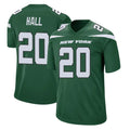 Johmsee NY.Jets #20 Breece Hall Player Green Home Game Stitched Jerseys