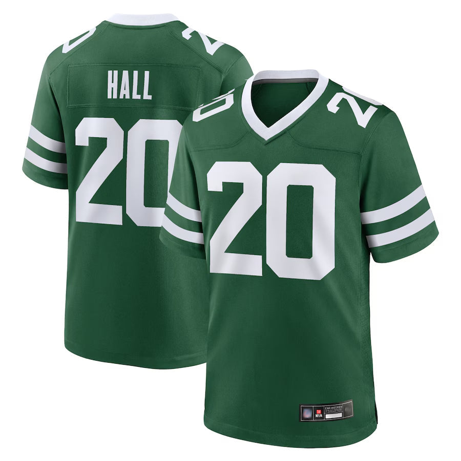 Johmsee NY.Jets #20 Breece Hall Player Home Game Jerseys - Gotham Green Stitched Jerseys