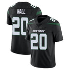 Johmsee NY.Jets #20 Breece Hall Player Stealth Black Limited Vapor Home Game Stitched Jerseys