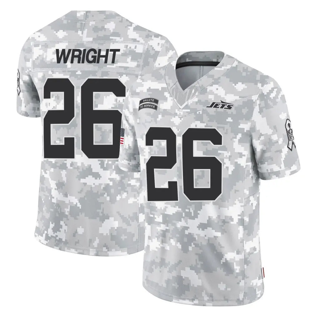 Johmsee NY.Jets #26 Nahshon Wright Player Arctic Camo Salute to Service Limited Game Stitched Jerseys