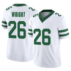 Johmsee NY.Jets #26 Nahshon Wright Player White Legacy Limited Vapor F.U.S.E. Home Game Stitched Jerseys