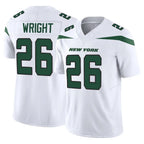 Johmsee NY.Jets #26 Nahshon Wright Player White Limited Vapor F.U.S.E. Home Game Stitched Jerseys