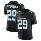 Johmsee NY.Jets #29 Minkah Fitzpatrick Player Stealth Black Limited Vapor Home Game Stitched Jerseys