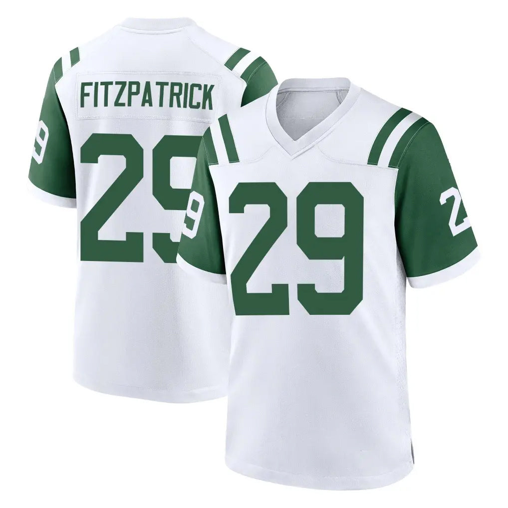 Johmsee NY.Jets #29 Minkah Fitzpatrick Player White Classic Home Game Stitched Jerseys